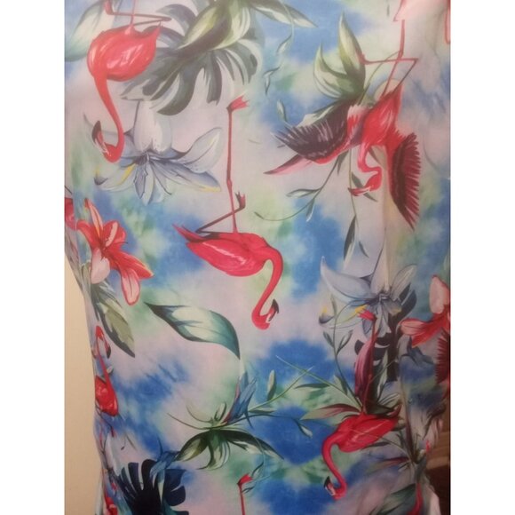 Good Vibes by Drill Hawaiian Shirt  Mens XL Multicolor Short Sleeve Crew Neck - Picture 5 of 11